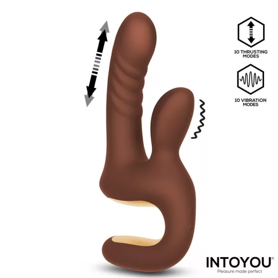 IntoYou – Mocca lökővibrátor klitoriszággal