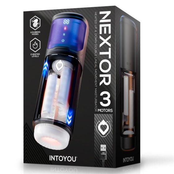 IntoYou Nextor fel-le mozgó maszturbátor vibrációval és melegítő funkcióval