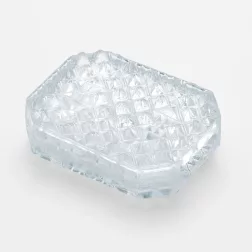   Tenga UNI Diamond - uniszex 2in1 maszturbátor és csiklóizgató (áttetsző)
