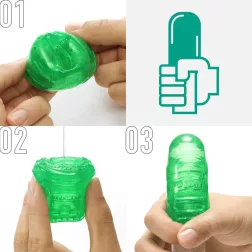   Tenga – UNI uniszex 2in1 maszturbátor és csiklóizgató szett (4 darabos készlet)