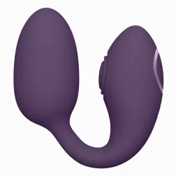   Vive – Aika vibrációs tojás, pulzációs csiklóággal, távirányítóval (lila)