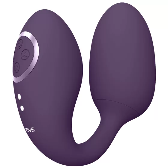 Vive – Aika vibrációs tojás, pulzációs csiklóággal, távirányítóval (lila)