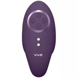   Vive – Aika vibrációs tojás, pulzációs csiklóággal, távirányítóval (lila)
