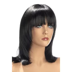 World Wigs – Salomé középhosszú, sötétbarna paróka