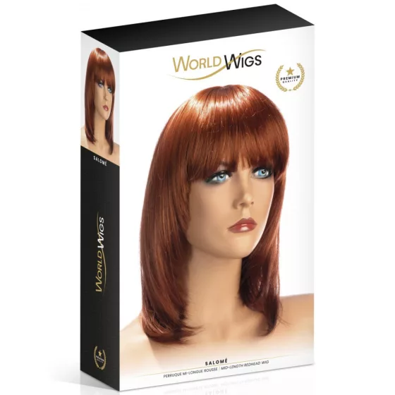 World Wigs – Salomé középhosszú, vörös paróka