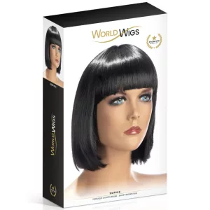 World Wigs – Sophie rövid, sötétbarna paróka