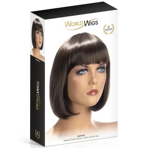 World Wigs – Sophie rövid, barna paróka