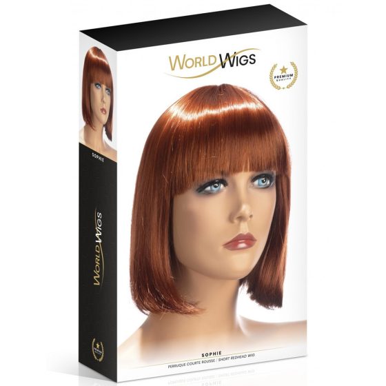 World Wigs Sophie rövid, vörös paróka