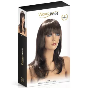World Wigs – Kate hosszú, barna paróka