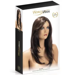World Wigs – Olivia hosszú, barna paróka