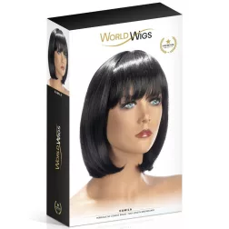 World Wigs – Camila középhosszú, sötétbarna paróka