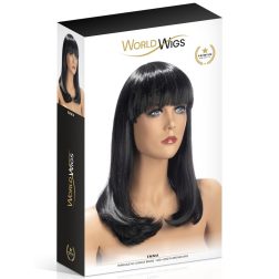 World Wigs Emma hosszú, sötétbarna paróka