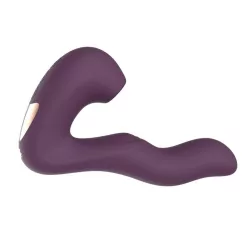   Vortex – 4in1 okos G-pont vibrátor léghullámos csiklóizgatóval (lila) (APP-os)