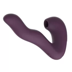   Vortex – 4in1 okos G-pont vibrátor léghullámos csiklóizgatóval (lila) (APP-os)