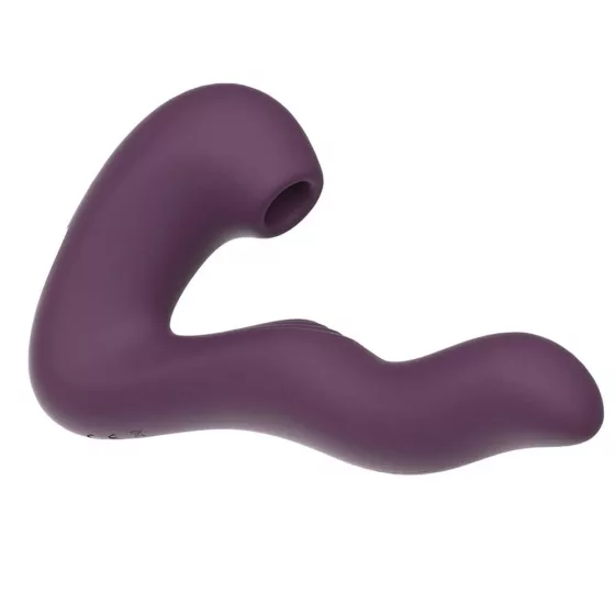 Vortex – 4in1 okos G-pont vibrátor léghullámos csiklóizgatóval (lila) (APP-os)